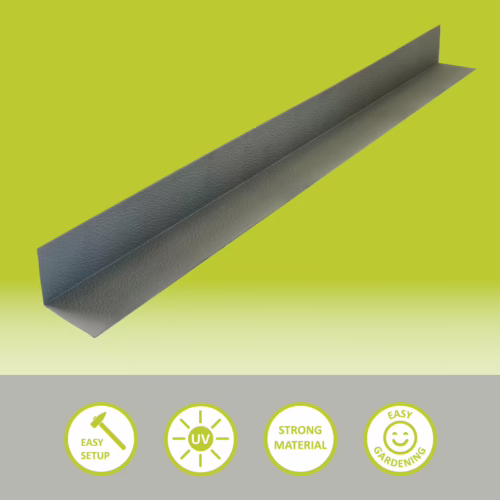 Lawn Edging 100 cm straight - stable bed & lawn edging | AdamGard